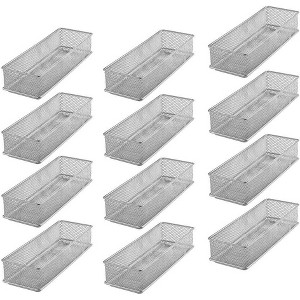 YBM Home Silver Mesh Drawer and Desk Organizer Tray - 1 of 4