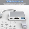 Kitcheniva Type C USB 3.1 to USB-C 4K HDMI USB 3.0 Adapter Cable 3 in 1 Hub For Macbook Pro - 4 of 4