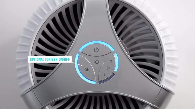 HoMedics TotalClean 4-in-1 Air Purifier with 2 Fan Speeds, Ionizer, and Night-Light, 2 of 15, play video