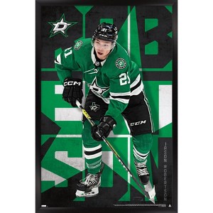 Trends International NHL Dallas Stars - Jason Robertson 23 Framed Wall Poster Prints - 1 of 4