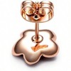 Rose Flower Stud Earrings for Women, Hypoallergenic, Nickel Free, Cute Gold and Silver Rose Earrings - 3 of 4