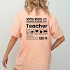 Simply Sage Market S.W.Smiley Teacher Recipe Front & Back Design Short Sleeve Tee - 2 of 4