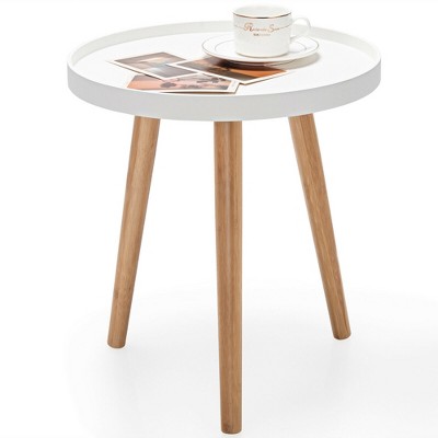 Costway Round Side Table Sofa Coffee End Accent Table Nightstand Home Furniture