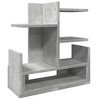 Aghana Digitals Cement Gray Plywood Desktop Organizer - 49x20x52.5cm, 20kg Capacity, Modern - 2 of 4