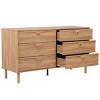Prinpop 6 Drawer Chest - DRS9603 - Oak - Safavieh - 3 of 4