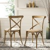 Franklin 18" H X-Back Farmhouse Dining Chair (Set of 2) - AMH9500 - Safavieh Couture - 3 of 4