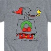 Boys' - Peanuts - Snoopy and Woodstock Christmas Skating Short Sleeve Graphic T-Shirt - 2 of 4