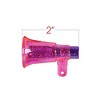 ArtCreativity Mini Glitter Megaphone Whistles Noisemaker Toys (Set of 12) - 4 of 4