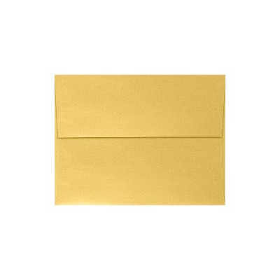 LUX A4 Invitation Envelopes (4 1/4 x 6 1/4) 50/Pack Gold Metallic (4872-07-50)