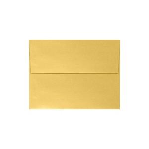 LUX A4 Invitation Envelopes (4 1/4 x 6 1/4) 50/Pack Gold Metallic (4872-07-50) - 1 of 1