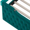 Kumasinova Twin Size Tufted Upholstered Daybed with Trundle,Velvet Sofa Bed Frame with USB&Type-C Charging Ports for Adults,No Box Spring Needed - 4 of 4