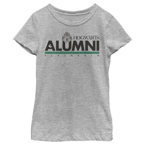 Girl s Harry Potter Alumni Slytherin T Shirt Athletic Heather X Small