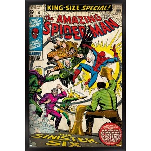 Trends International Marvel Comics - Spider-Man - Amazing Spider-Man #6 Framed Wall Poster Prints - 1 of 4