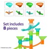 Marble Genius Marble Run Stunts Sliders Set, 8 Pieces Total: 4 Two-Way Sliders and 4 Catch Buckets - 2 of 4