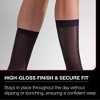 LECHERY Women's Lustrous Silky Shiny Sheer Dress Nylons Stockings Socks (2 Pairs) - 2 of 4