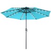 Sonkuki Patio 10FT LED Market Umbrellas With Solar Lights, Table Umbrella for Patio and Outdoor With Tilt Button for Deck and Pool - 2 of 4