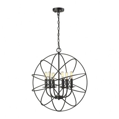 Elk Home Yardley 6 - Light Chandelier in  Oil Rubbed Bronze