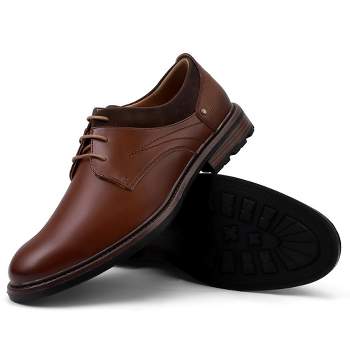 Men's Business Classic Formal Leather Shoes Lace Up Formal Suitable For ...