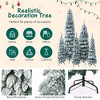 Mlmh & Kngwa 5-Piece Pre-Lit Christmas Trees With Snow Flocking(8FT, 6FT, 4FT x 3) - 3 of 4