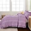 BAGOKIE 3 Pieces Seersucker Ruffle Bed in a Bag Comforter Set - 3 of 4