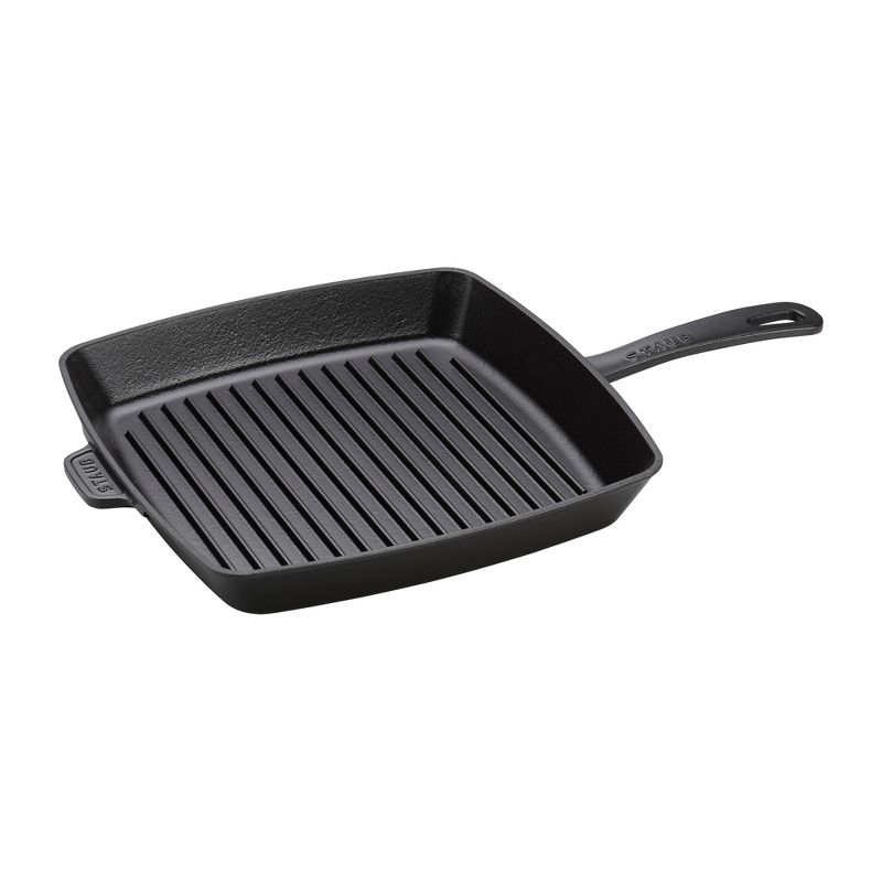 STAUB Cast Iron 12-inch Square Grill Pan, 1 of 5