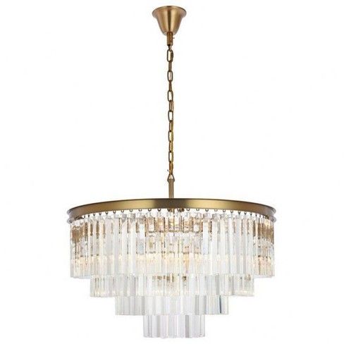 Elegant Lighting Sydney 17 - Light Chandelier in  Satin Gold - image 1 of 3