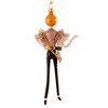 Italian Ornaments 7.0 Inch Lorene In Brown Legging Diva Lady Fashionista Tree Ornaments - 3 of 4