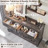 Farmhouse 6 Drawers Dresser, Large Wood Chest of Drawers with Handle for Bedroom, Living Room - 2 of 4