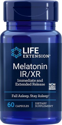 Melatonin IR/XR 1.5 mg by Life Extension  -  60 VegCap