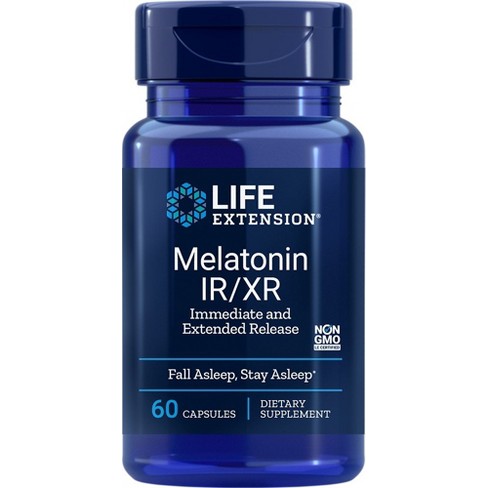 Melatonin IR/XR 1.5 mg by Life Extension  -  60 VegCap - image 1 of 2