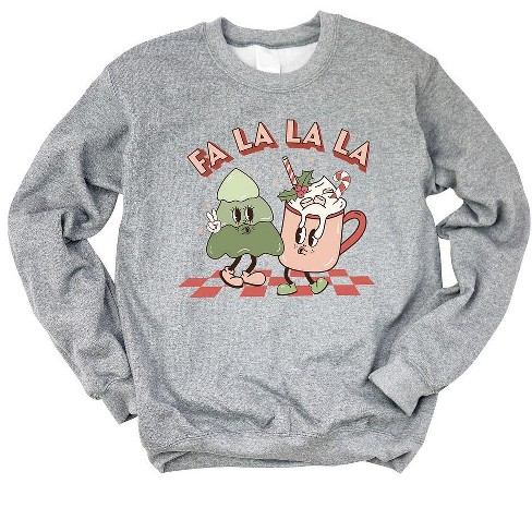 Simply Sage Market Women s Graphic Sweatshirt Retro Fa La La L