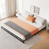 Whizmax 6 Inch Metal Platform Bed Frame with Wavy Pattern, Steel Slat Support, Mattress Foundation and No Box Spring Needed, Easy Assembly, Black - 3 of 4