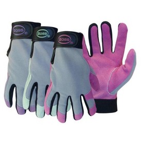 Boss Guard Women's Indoor/Outdoor Mechanic's Glove Assorted L 1 pk - 1 of 1