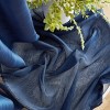HLC.ME Lauren Semi Sheer Light Filtering Transparent Pocket Top & Back Tab Lightweight Window Curtain Panels, Set of 2 - 3 of 4