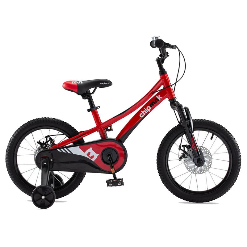 RoyalBaby Chipmunk Explorer Kids Bike with Dual Disc Brake, Training Wheels, Kickstand, Bell, & Tool Kit for Boys and Girls Ages 4 to 8, 2 of 7