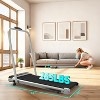 Angel Sar 3-in-1 Under Desk Treadmill, Foldable Walking Pad with Incline, Remote Control & LED Display for Home - 2 of 4