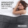 Deconovo 100% Cotton Weighted Blanket – Breathable, Calming, OEKO-TEX Certified - 4 of 4