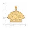 Black Bow Jewelry 14k Yellow Gold Boston Bruins NHL Large Pendant - 2 of 3