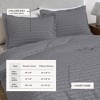 100% Cotton Honeycomb Waffle Duvet Cover & Sham Set - Great Bay Home - 3 of 4