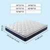 RISOKEYS 10 Inch Plush Memory Foam Pocket Spring Hybrid Mattress - In a Box Foam, Medium Firm, Breathable Fabric, Pressure Relief & Motion Isolation - 3 of 4