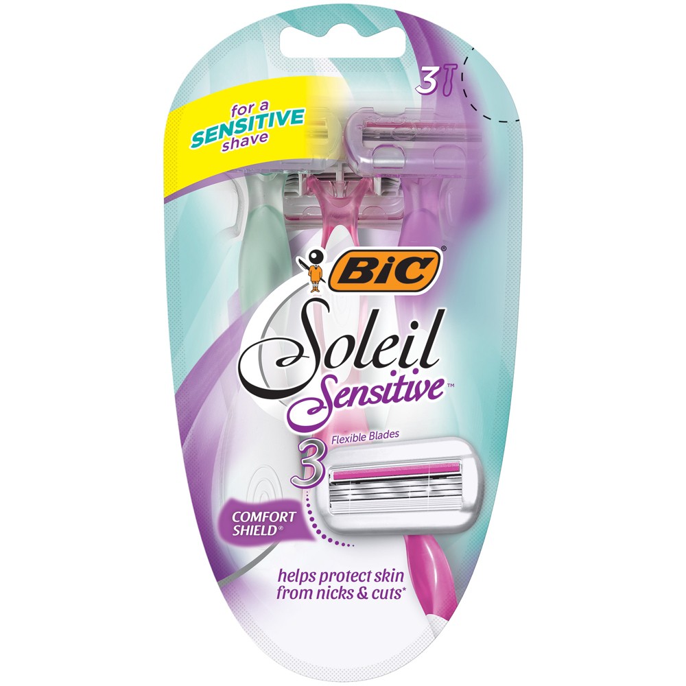UPC 070330730380 product image for BiC Soleil Sensitive Triple Blade Disposable Razor for Women - 3ct | upcitemdb.com