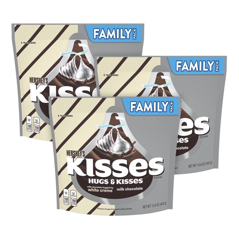 Hershey&#39;s Kisses and Hugs Chocolate Candy Assortment - 3ct/15.6oz, 2 of 6