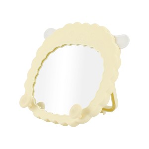 Unique Bargains Cute Sheep Shape Desktop Cosmetic Mirror 1 Pc - 1 of 3