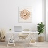 Stupell Industries Earthy Circular Abstract Sun Pattern Wavy Stripes Canvas Art, 30" x 40" - 3 of 4