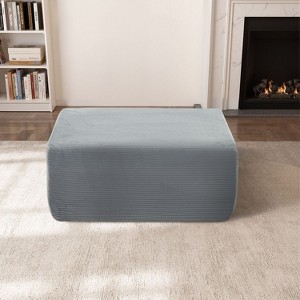 Kumasinova Modular Ottoman,Soft Fabric Footrest for Living Room or Bedroom,No Assembly - 1 of 4