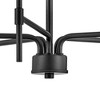 Lark Hux 5 - Light Chandelier in  Black/Lacquered Brass - 3 of 4