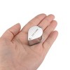Unique Bargains Mini Jewelers Loupe Powerful Doublet Magnifying Glass 21 mm Silver - 3 of 4
