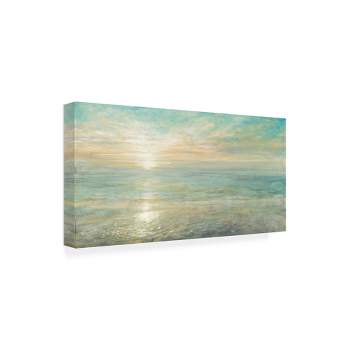 Trademark Fine Art -Danhui Nai 'Sunrise Painting' Canvas Art