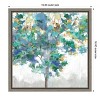 Amanti Art Climbing Blue (Tree) by Eva Watts Canvas Wall Art Print Framed 16 x 16-in. - 4 of 4