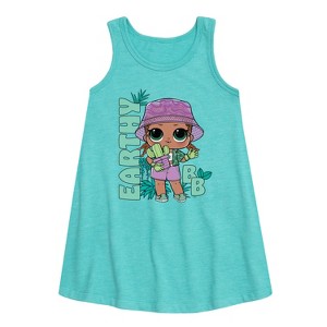 - LOL Surprise! - Earthy BB Graphic Sleeveless Aline Dress - 1 of 3